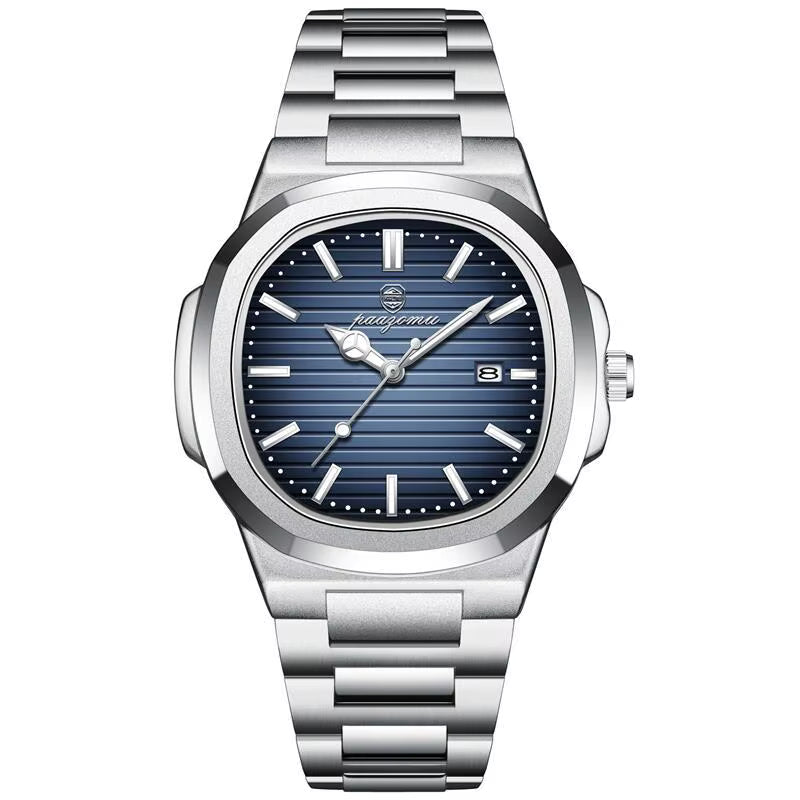 POEDAGAR™ – Montre Homme Luxe en Acier Inoxydable | Élégance & Précision